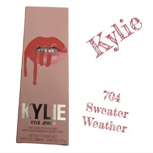 Kylie Cosmetics Lip Kit 704 Sweater Weather Matte NEW